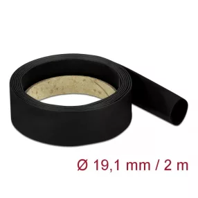   Delock Fekete, hőre szűkülő tubus 2 m x 19,1 mm méretű szűkülési aránya 4:1 (DL-20669)
