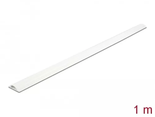Delock Kábelcsatorna 30 x 8 mm - hossza 1 m, fehér (DL-20704)