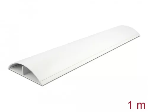Delock Kábelcsatorna 119 x 26 mm - hossza 1 m, fehér (DL-20708)