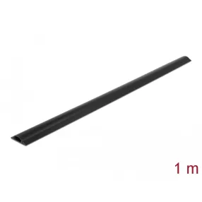   Delock Kábelcsatorna 30 x 8 mm - hossza 1 m, fekete (DL-20709)
