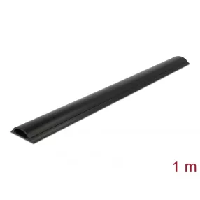   Delock Kábelcsatorna 50 x 12 mm - hossza 1 m, fekete (DL-20710)