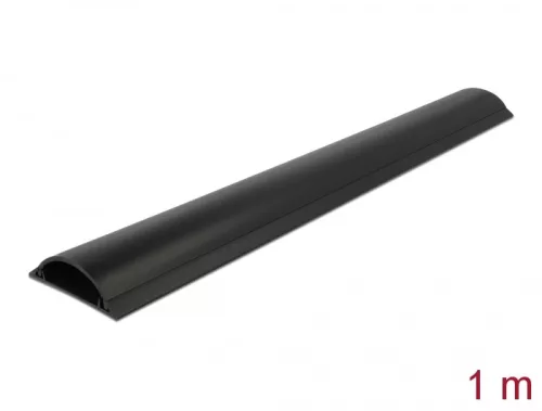Delock Kábelcsatorna 70 x 20 mm - hossza 1 m, fekete (DL-20711)