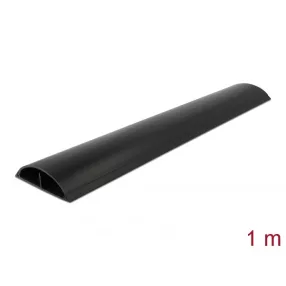   Delock Kábelcsatorna 89 x 21 mm - hossza 1 m, fekete (DL-20712)