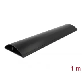   Delock Kábelcsatorna 119 x 26 mm - hossza 1 m, fekete (DL-20713)