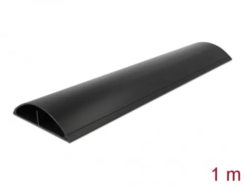 Delock Kábelcsatorna 119 x 26 mm - hossza 1 m, fekete (DL-20713)