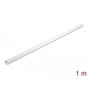   Delock Mini kábelcsatorna önzáró 12 x 12 mm - hossza 1 m fehér (DL-20718)