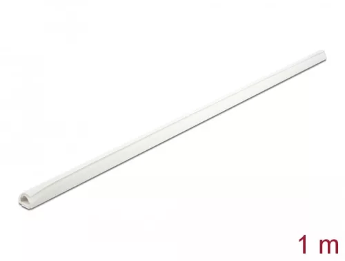 Delock Mini kábelcsatorna önzáró 12 x 12 mm - hossza 1 m fehér (DL-20718)