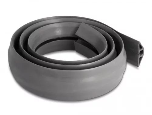 Delock PVC flexibilis kábelcsatorna 50 x 13 mm - hosszúság 1,5 m szürke (DL-20732)