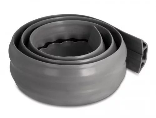 Delock PVC flexibilis kábelcsatorna 70 x 13 mm - hosszúság 1,5 m szürke (DL-20733)