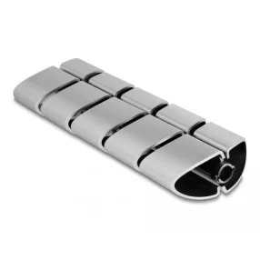   Delock 75 x 45 mm-es kábelcsatornához alkalmas foglalati elem, 5 db. ezüst színű (DL-20802)