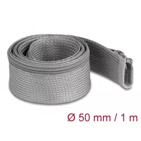   Delock Befont karmantyú zipzáras szorítóval hőállóság egészen 1 m x 50 mm-es szürke (DL-20826)