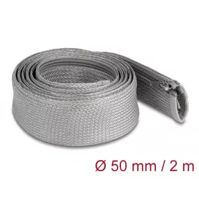   Delock Befont karmantyú zipzáras szorítóval hőállóság egészen 2 m x 50 mm-es szürke (DL-20832)