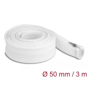   Delock Befont karmantyú zipzáras szorítóval hőállóság egészen 3 m x 50 mm-es fehér (DL-20835)