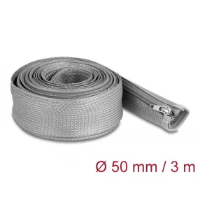   Delock Befont karmantyú zipzáras szorítóval hőállóság egészen 3 m x 50 mm-es szürke (DL-20838)