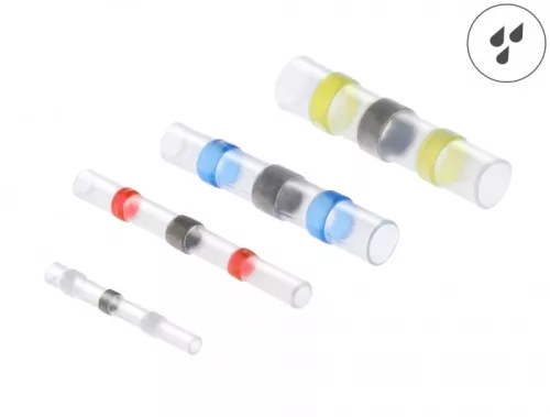 Delock Zsugor vezeték csatlakozó készlet, vízhatlan, 50 db-os, különböző színű 26 - 10 AWG (DL-20850)