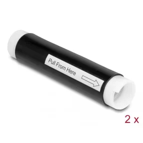   Delock hidegen zsugorodó cső 25 mm x 130 mm 2 db fekete (DL-20858)