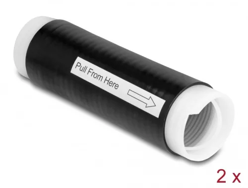 Delock hidegen zsugorodó cső 35 mm x 130 mm 2 db fekete (DL-20861)