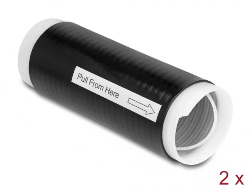 Delock hidegen zsugorodó cső 45 mm x 130 mm 2 db fekete (DL-20890)