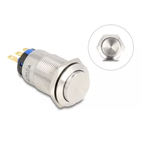   Delock Nyomógomb beszereléshez 19 mm 3 x forrasztási csatlakozó (DL-20985)