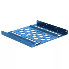   Delock Alumínium telepítokeret 2.5  - 3.5 -os méretben, kék színben (DL-21291)