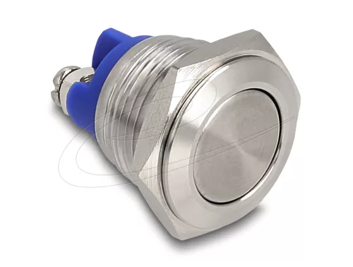 Delock Nyomógomb installáláshoz 16 mm 2 db. csavaros kapocs aktuátor lapos (DL-22036)