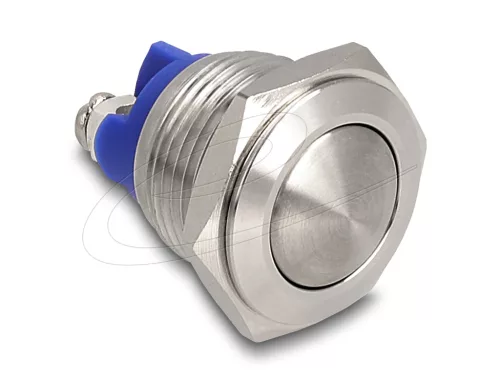 Delock Nyomógomb installáláshoz 16 mm 2 db. csavaros kapocs aktuátor nagyon domború (DL-22037)