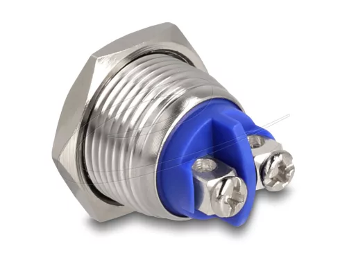 Delock Nyomógomb installáláshoz 16 mm 2 db. csavaros kapocs aktuátor nagyon magas (DL-22039)