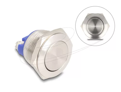 Delock Nyomógomb installáláshoz 19 mm 2 db. csavaros kapocs aktuátor lapos (DL-22040)