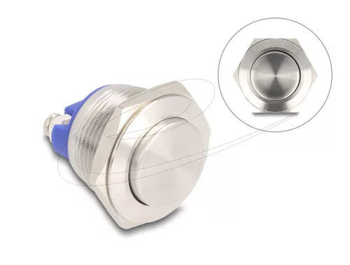 Delock Nyomógomb installáláshoz 19 mm 2 db. csavaros kapocs aktuátor magas (DL-22042)