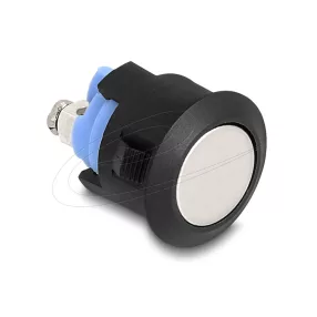   Delock Nyomógomb installáláshoz 16 mm 2 db. csavarhelyes működtető lapos műanyag zár a csomagban (DL-22043)