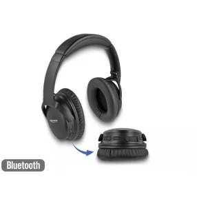   Delock Bluetooth 5.0 fejhallgató összehajtható, beépített mikrofonnal és intenzív Basszussal (DL-27181)