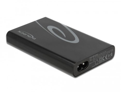 Delock USB töltő 2 db. USB Type-C  PD 3.0 + 1 db. A-típusú USB 60 W-tal
