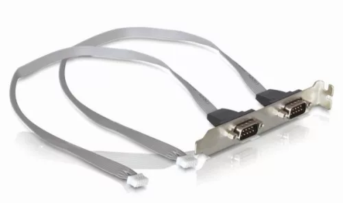 Delock slot konzol 2 x COM port 2 mm-es (DL-41791)