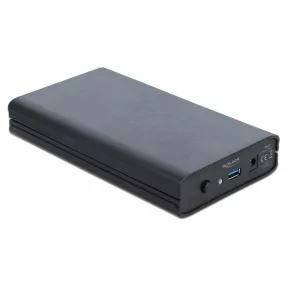   Delock Külso ház 3.5  SATA HDD számára SuperSpeed USB 3.1 Gen 1 csatlakozóval (DL-42612)