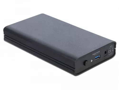 Delock Külso ház 3.5  SATA HDD számára SuperSpeed USB 3.1 Gen 1 csatlakozóval (DL-42612)