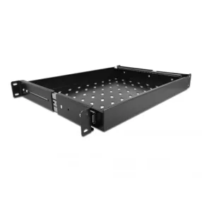 Delock 19  kihúzható fiók, 1U, fekete (DL-42631)