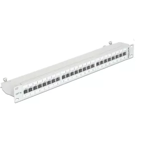   Delock 19" Patch Panel 24 Port Cat.6A szürke (DL-43319)