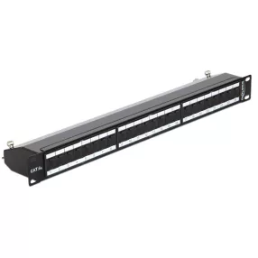 Delock 19" Patch Panel 24 Port Cat.6A fekete (DL-43320)