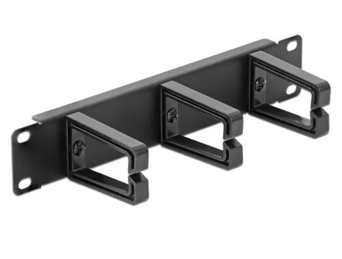 Delock 10" kábelkezelő panel fekete (DL-43342)
