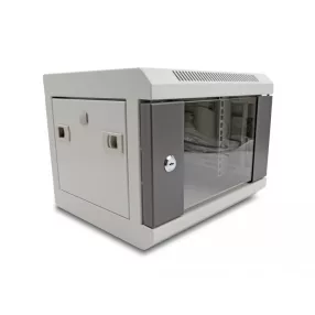   Delock 10  hálózati szekrény üvegajtóval 4U szürke (DL-43416)