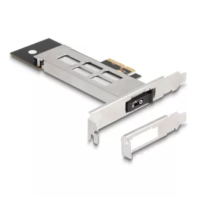   Delock PCI expressz kártya mobil-rack 1 x M.2 NMVe SSD-hez - alacsony profilú formatényező (DL-47028)