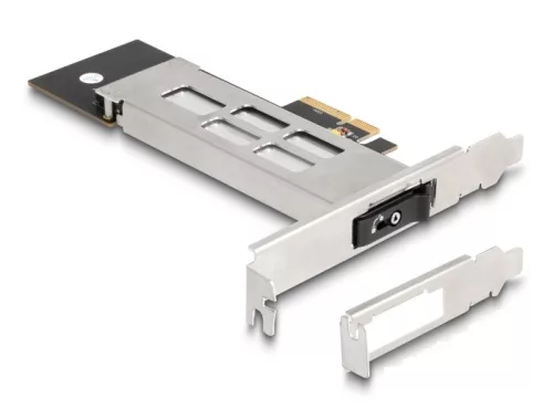 Delock PCI expressz kártya mobil-rack 1 x M.2 NMVe SSD-hez - alacsony profilú formatényező (DL-47028)
