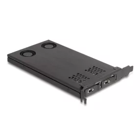   Delock PCI expressz x16 kártya mobil-rack 2 x M.2 NVMe SSD-hez - elágazás (DL-47042)