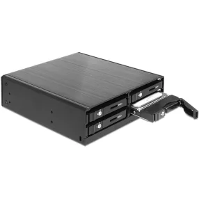   Delock 5.25  hordozható rack 4 x 2.5  SATA HDD / SSD-hez (DL-47220)