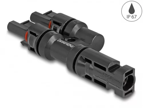 Delock DL4 szolár csatlakozók 1 x apa és 2 x anya (DL-60022)