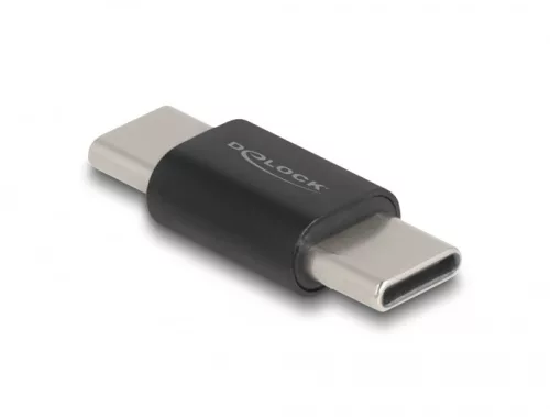 Delock Adapter SuperSpeed USB 10 Gb/s (USB 3.2 Gen 2) USB Type-C nemváltó apa-férfi fekete (DL-60035)
