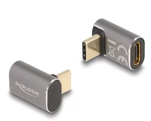 Delock USB-adapter 40 Gb/s USB Type-C  PD 3.0 100 W  8K 60 Hz szürke (DL-60054)