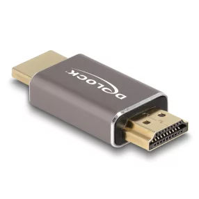   Delock HDMI adapter apa - apa 8K 60 Hz szürke fém (DL-60086)