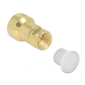 Delock Porvédő az F dugó, 10 darab áttetsző (DL-60164)