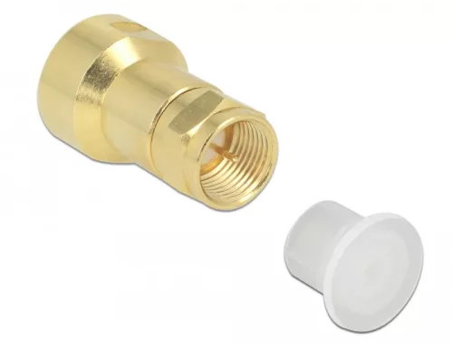 Delock Porvédő az F dugó, 10 darab áttetsző (DL-60164)